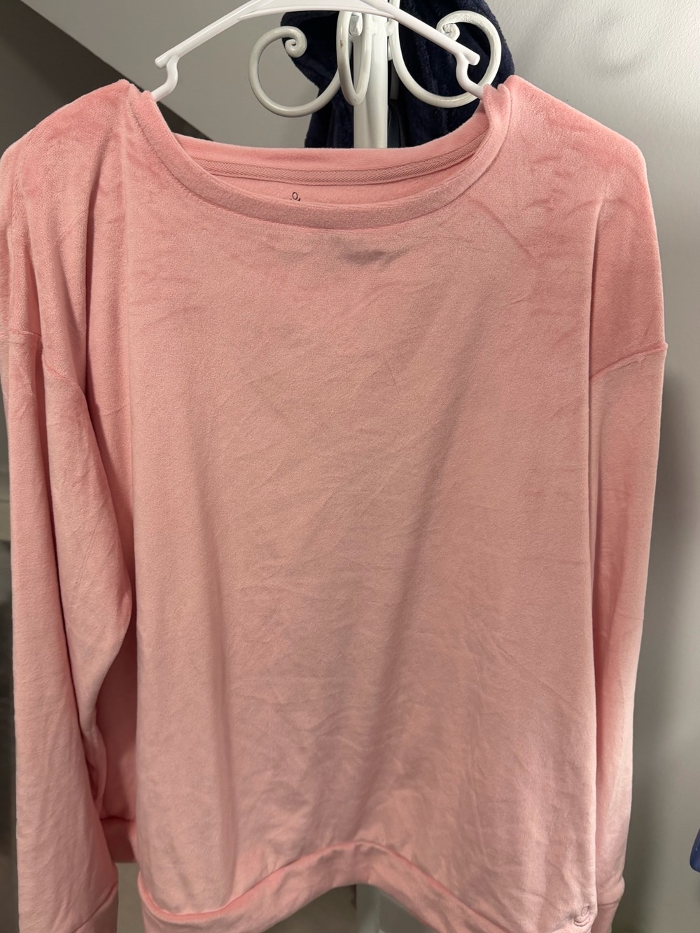 Cuddl Duds Pale Pink Cozy Top